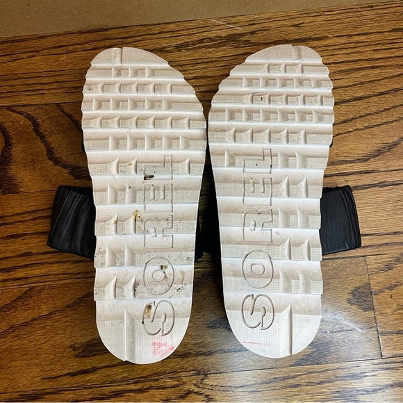 Sorel Black Platform Sandals - Picture 2 of 4